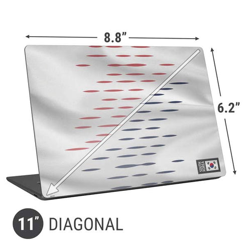 South Korea Soccer Flag Universal Laptop 11in (8.8 x 6.2in) Skin